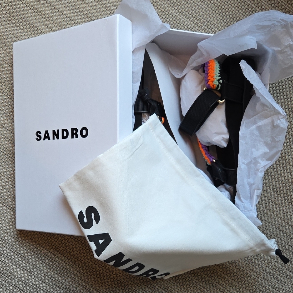 Sandro crochet-knit lug sandals - Picture 9 of 9